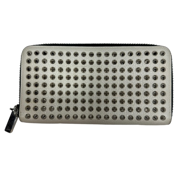 Christian Louboutin Panettone Spike Studded Long Wallet white - Picture 3 of 15